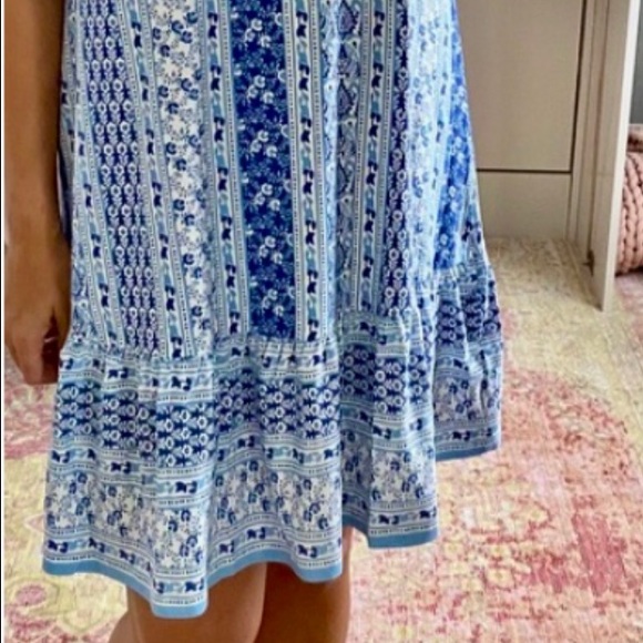 Loft Paisley Tiered Halter Swing Dress - Picture 7 of 7